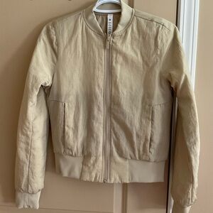 Lululemon Reversible Quilted Cropped Bomber Jacket